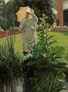 春の朝、1875年頃 作： James Jacques Joseph Tissot