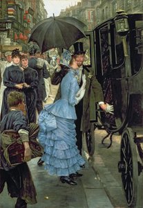 ブライドメイド、c.1883-85（キャンバスに油彩） 作： James Jacques Joseph Tissot
