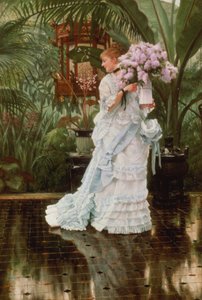 ライラックの束、1875 作： James Jacques Joseph Tissot
