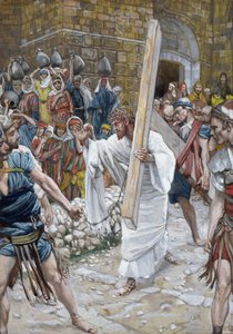 エルサレムの娘たち、「キリストの生涯」の挿絵、1886-94年（板紙にトイレとガッシュ） 作： James Jacques Joseph Tissot
