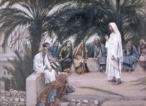 最初は最後である、「キリストの生涯」のイラスト、1886-94年（板紙にトイレとガッシュ） 作： James Jacques Joseph Tissot