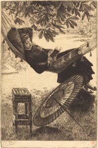 ハンモック (Le hamac) 作： James Jacques Joseph Tissot
