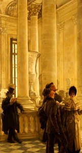 ルーブルの北階段 作： James Jacques Joseph Tissot