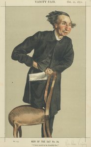 The Rev. Charles Voysey（カラーリトグラフ 作： James Jacques Joseph Tissot