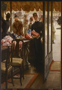 ショップガール、1883-85 作： James Jacques Joseph Tissot