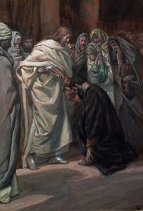 聖トーマスの不信仰、キリストの生涯の挿絵、1884-96年（板紙にトイレとガッシュ） 作： James Jacques Joseph Tissot