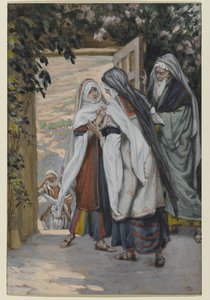 訪問、キリストの生涯の挿絵、1886-94年（紙のトイレ）