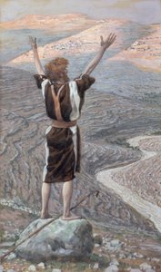 砂漠の声、「キリストの生涯」のイラスト、1886-96年（板紙にガッシュ） 作： James Jacques Joseph Tissot