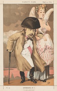 バニティフェア：ソブリン、No。1議会制、1869年。 作： James Jacques Joseph Tissot