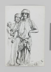 サマリアのゲバの女性、主イエス・キリストの生涯のイラスト 作： James Jacques Joseph Tissot