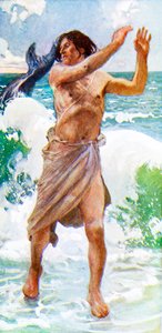 ジョナJジェームスティソ-聖書 作： James Jacques Joseph after Tissot