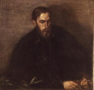 トーマス・スタージ・ムーア（1870-1944）の肖像 作： James Jebusa Shannon