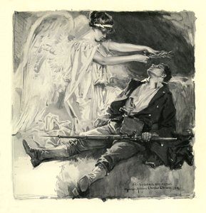 J.J.シャノンによるベルギーの聖ミカエル 作： James Jebusa Shannon