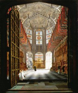 ヘンリー 7 世の礼拝堂、ウェストミン スター寺院の内部 作： James John Harwood