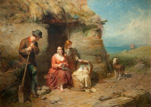 アイリッシュキャビンの外観 作： James John Hill