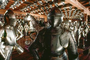 ウィーンをトルコ軍から防衛した際に使用されたオーストリアの甲冑。シュタイアーマーの... 作： James L Stanfield