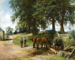 馬に水をまく 作： James Lawton Wingate