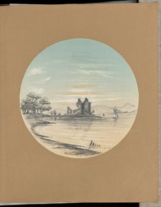[海岸の廃墟］ 作： James Makgill Heriot Maitland