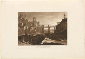 ライン川のローフェンブール 作： James Mallord William Turner