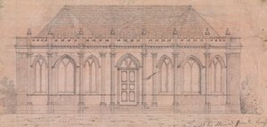 デザイン 20 の準備図、農村リトリートのデザイン集のプレート 18 作： James Malton