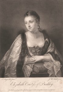 バークレー伯爵夫人エリザベス 作： James McArdell