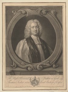 Thomas Secker, Senhor Bispo de Oxford 作： James McArdell
