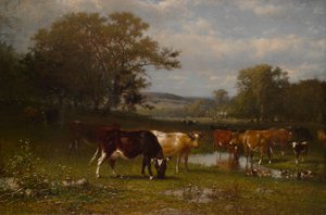 Shifting Shade、1887年より。 作： James McDougal Hart