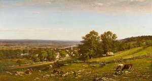 平和な家、1868 作： James McDougal Hart