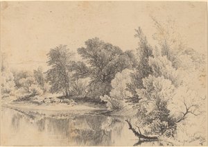 池の端 作： James McDougal Hart