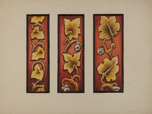 塗装ガラス、c。 1937年。 作： James McLellan