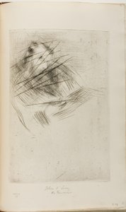 読書する男 作： James Abbott McNeill Whistler