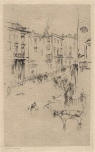 オルダニー ストリート 作： James Abbott McNeill Whistler