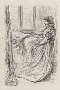 <em>聖バーソロミューの虐殺の前の朝</em>の挿絵 作： James Abbott McNeill Whistler