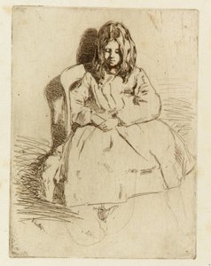 アニー、着席 作： James Abbott McNeill Whistler