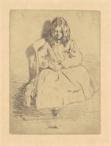 アニー、着席 作： James Abbott McNeill Whistler