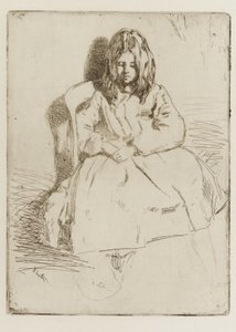 アニー、着席 作： James Abbott McNeill Whistler