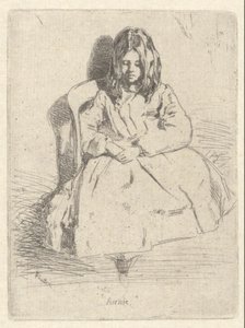 アニー、着席 作： James Abbott McNeill Whistler