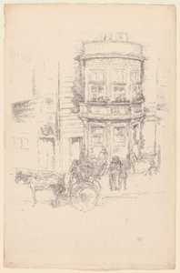 ゲイエティ シアターの裏側 作： James Abbott McNeill Whistler