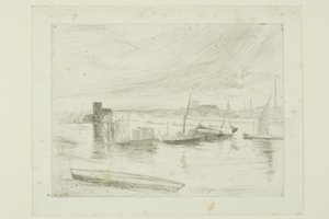バタシー ドーン (カドガン ピア) 作： James Abbott McNeill Whistler