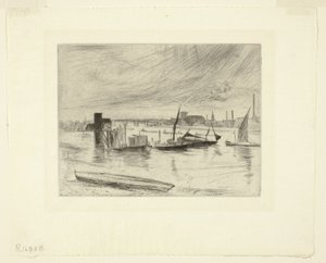 バタシー ドーン (カドガン ピア) 作： James Abbott McNeill Whistler
