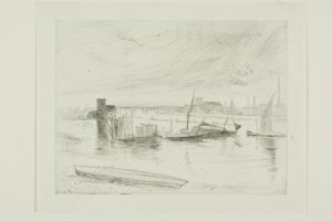 バタシー ドーン (カドガン ピア) 作： James Abbott McNeill Whistler