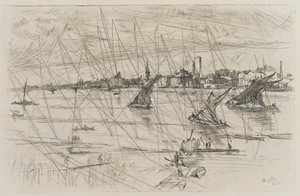 バタシーリーチ 作： James Abbott McNeill Whistler