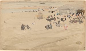 ビーチシーン 作： James Abbott McNeill Whistler