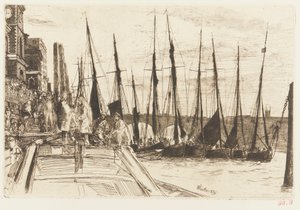 ビリングスゲート 作： James Abbott McNeill Whistler