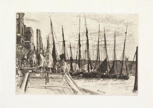 ビリングスゲート 作： James Abbott McNeill Whistler