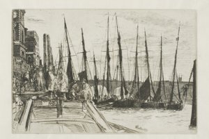 ビリングスゲート 作： James Abbott McNeill Whistler