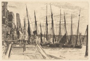 ビリングスゲート 作： James Abbott McNeill Whistler