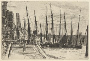 ビリングスゲート 作： James Abbott McNeill Whistler