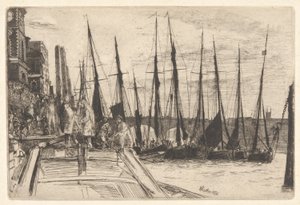 ビリングスゲート 作： James Abbott McNeill Whistler