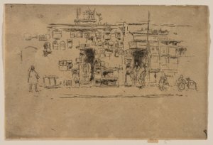 鳥かご、チェルシー 作： James Abbott McNeill Whistler